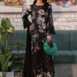 Maria B-Printed Linen With Embroidered Patches 3pc