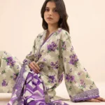 Sapphire-Khaddar Digital Printed 3pc