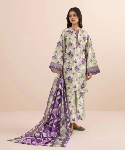 Sapphire-Khaddar Digital Printed 3pc