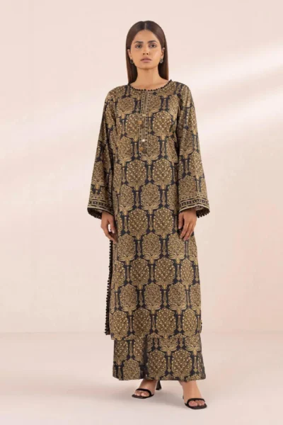 Sapphire-Khaddar Digital Printed 3pc-4