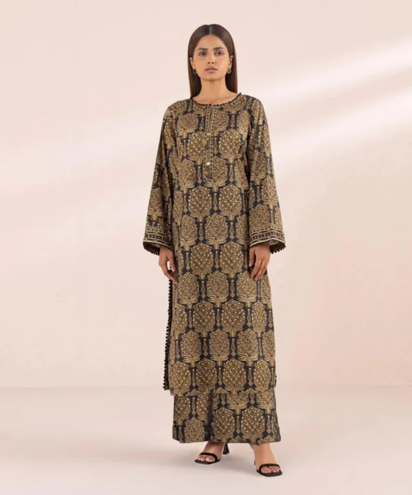 Sapphire-Khaddar Digital Printed 3pc-4