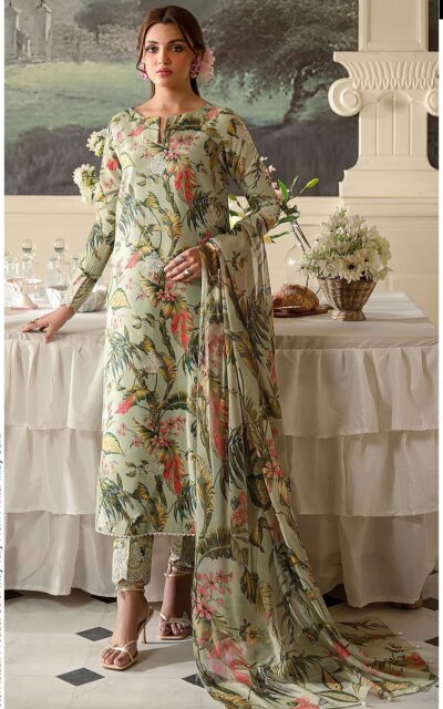 Sapphire-Khaddar Digital Printed 3pc-6