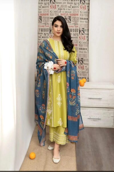 Urge-Dhnak Embroidered Unstitch 3pc Winter Collection
