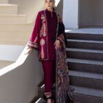Zainab Chottani-Dhanak Embroidered 3pc Suit