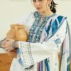 Zara Shahjahan Embroidered Linen 3pc with Zari Wool Shawl