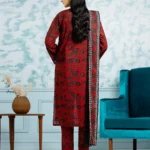 edenrobe-3pc Printed Linen