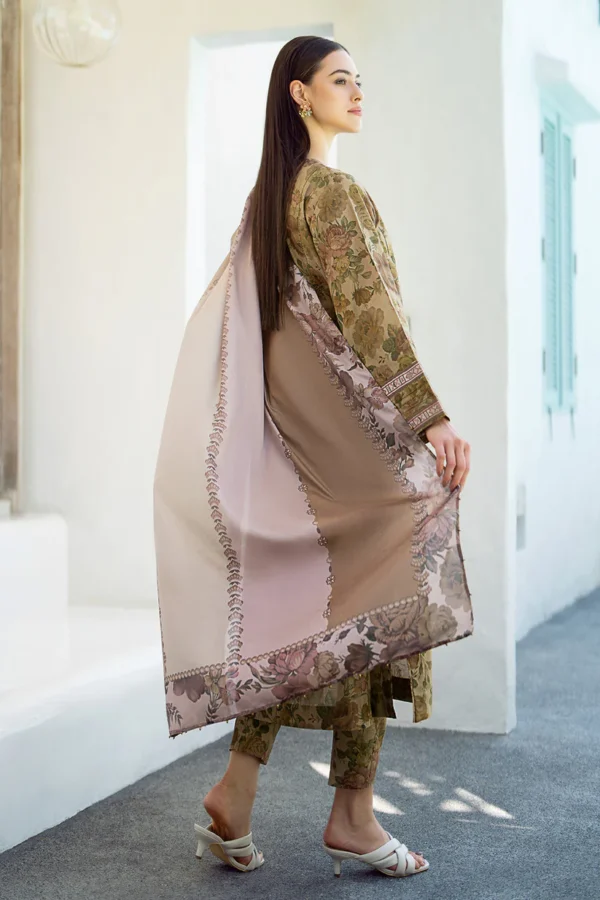 Luxury Unstitch 3pc khaddar suit