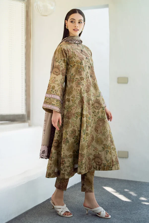 Luxury Unstitch 3pc khaddar suit