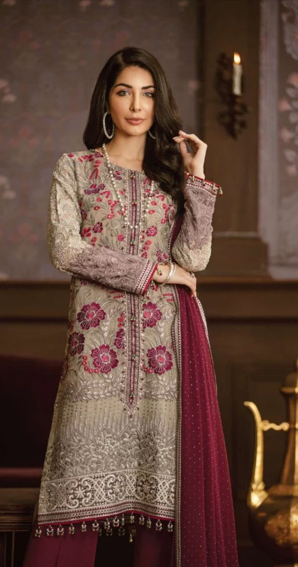 sie-Chiffon Embroidery 3pc Wedding Collection