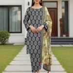 Digital Printed Karandi with Wool Shawl (030)