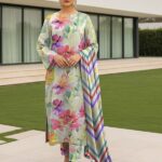 Digital Printed Karandi with Wool Shawl (034)