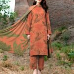 Digital Printed Karandi with Wool Shawl (032)