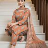 Digital Printed Karandi with Wool Shawl