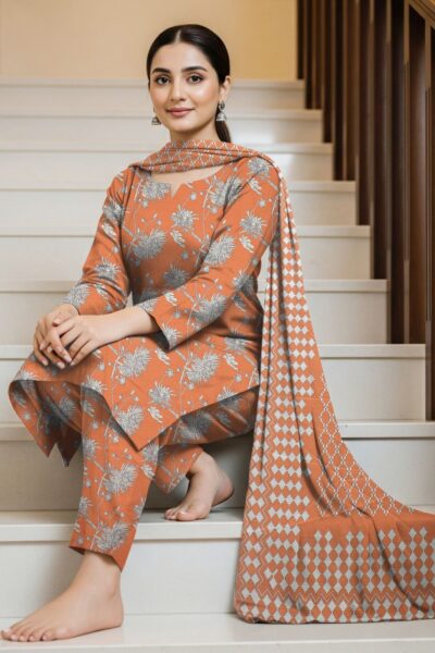 Digital Printed Karandi with Wool Shawl