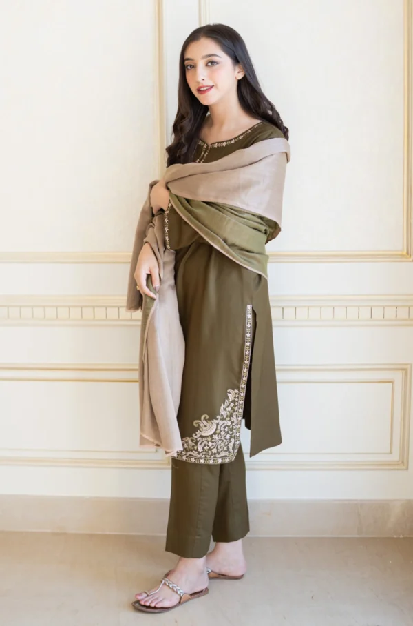 Aisling Dhanak Embroidered 3pc