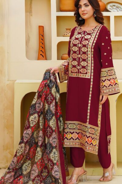 Aneelas-Dhanak 3pc with sequence work (0002)