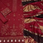Bareeze Embroidered 3pc -with Rangoli Shawl