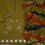 Bareeze-Embroidered 3pc with Rangoli Shawl