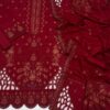 Dhanak Embroidered 3pc with Cutwork Pallu Shawl