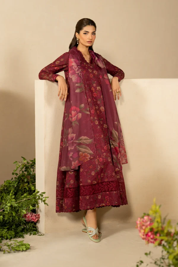 Digital Print Dhanak Airjet 3pc with Patches Collection