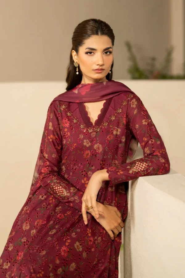 Digital Print Dhanak Airjet 3pc with Patches Collection