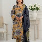 Digital Printed Karandi with Wool Shawl (024)
