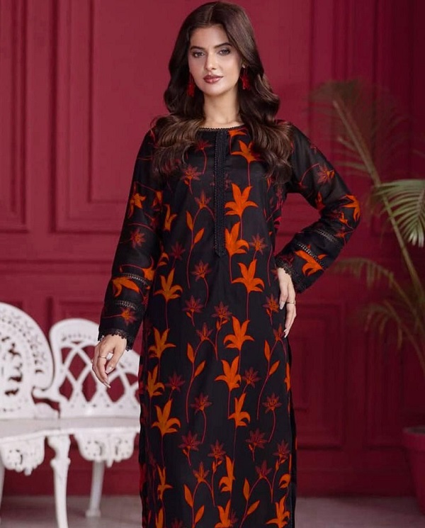 Digital Printed Karandi with Wool Shawl (026)