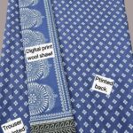 Digital Printed Karandi with Wool Shawl (025)