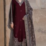 Dhanak with Pashmina wool Shawl 3Pc