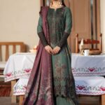 Iznik-Dhanak Printed with Embroidery Patches
