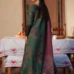 Iznik-Dhanak Printed with Embroidery Patches