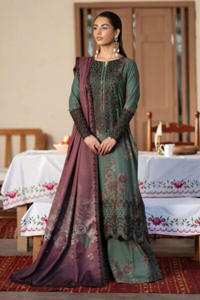 Iznik-Dhanak Printed with Embroidery Patches