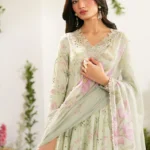 Iznik-Digital Print Dhanak 3pc with Patches Collection