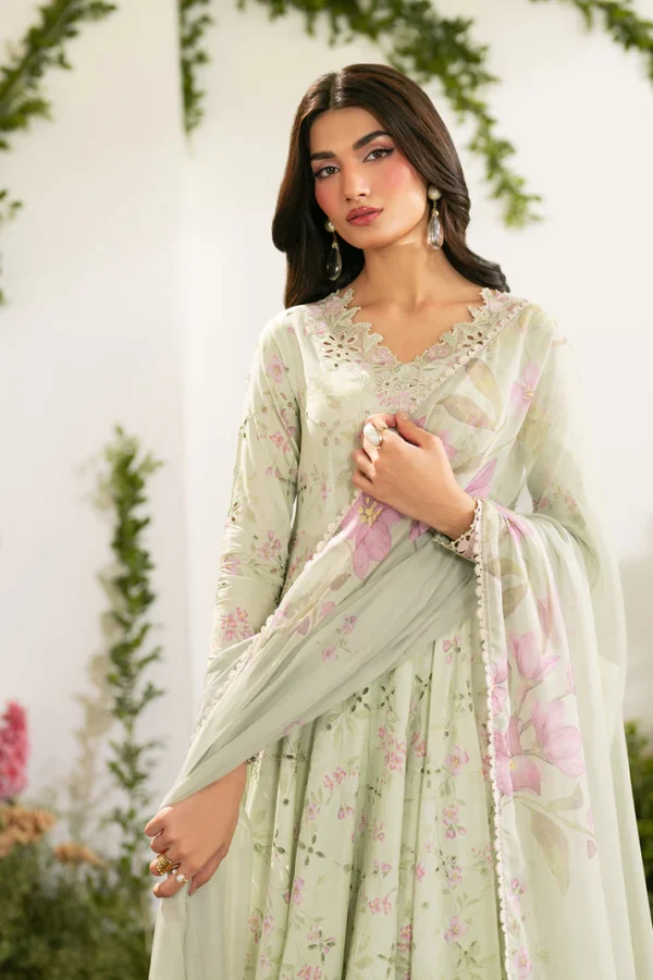 Iznik-Digital Print Dhanak 3pc with Patches Collection