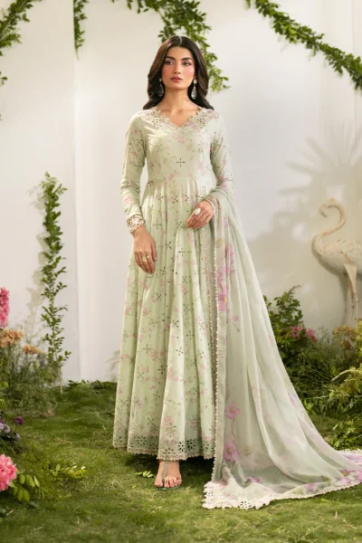 Iznik-Digital Print Dhanak 3pc with Patches Collection