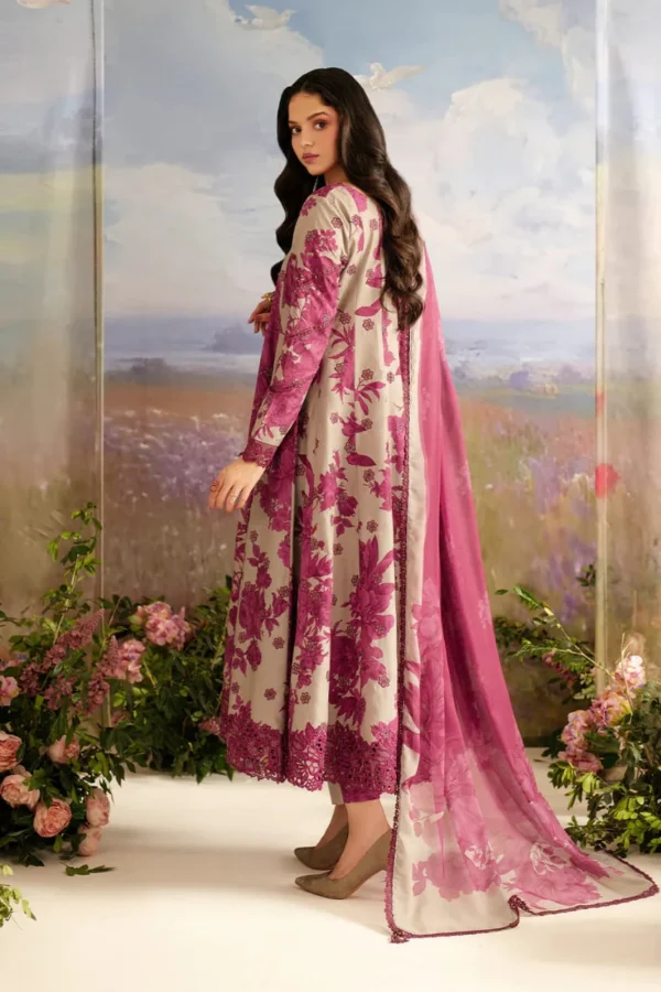 Iznik-Embroidered Khaddar 3pc with Patches