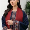 Jazmin-Embroidered Dhanak 3pc-Winter Collection