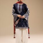Jazmine-Dhanak Embroidered 3pc