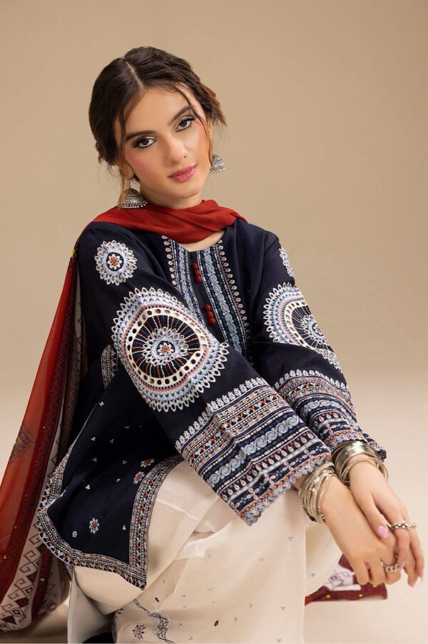 Jazmine-Dhanak Embroidered 3pc