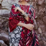 Khaddar Printed with Embroidery Patches 3pc