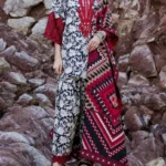 Khaddar Printed with Embroidery Patches 3pc