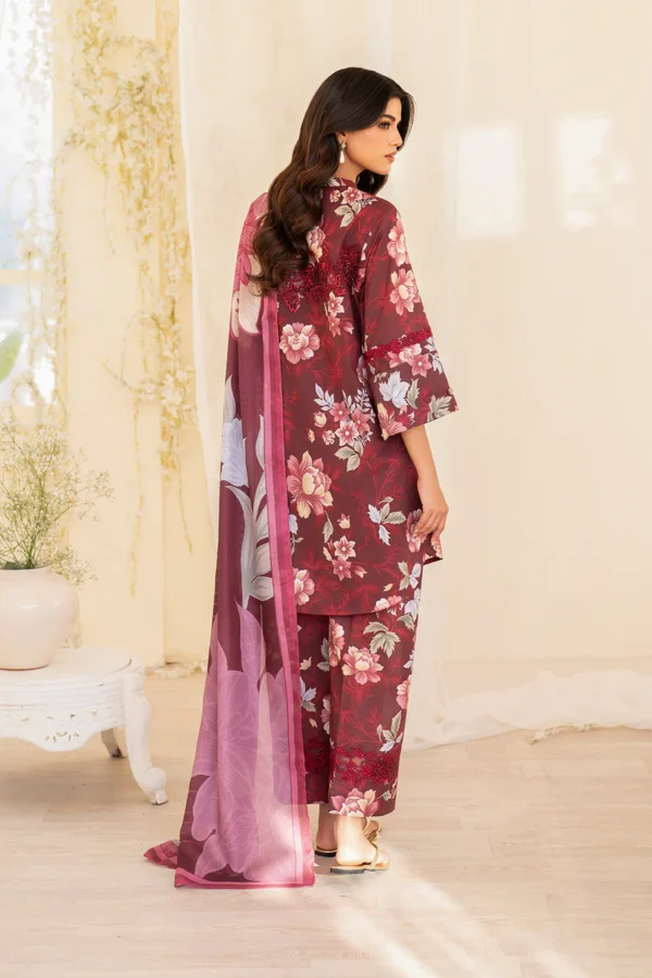 Luxury Digital Printed Slub Khaddar 3pc