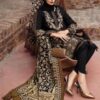Maria B-Heavy Embroidery 3pc Dhanak Dress