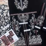 Maria B-Heavy Embroidery 3pc Dhanak Dress