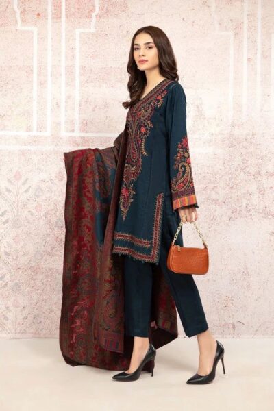 Maria B- Luxury Dhanak with Pashmina wool Shawl
