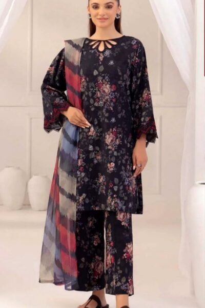 Printed Khaddar 3-Piece Set