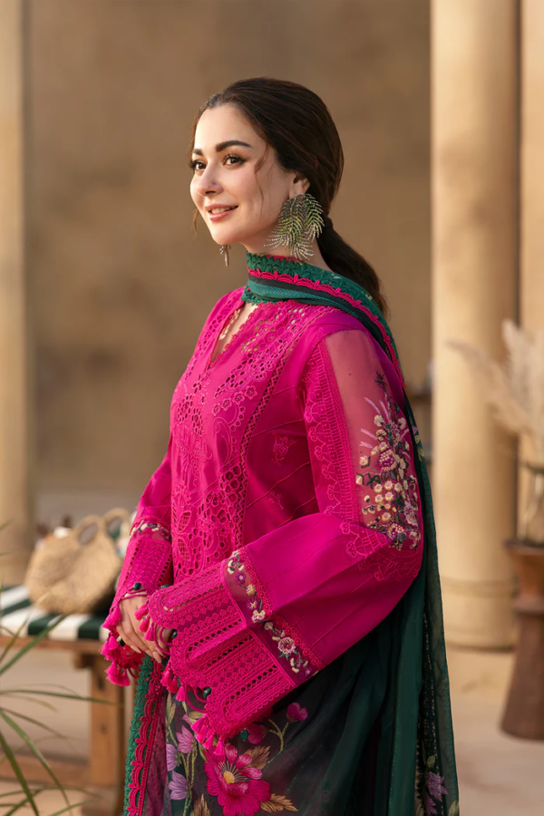 Saira Rizwan-Full Heavy Embroiered Dhanak 3pc