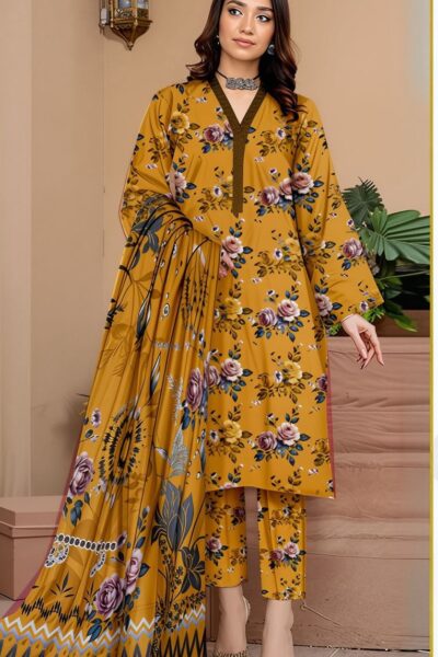 Bonanza-Imaan Printed Khaddar 3pc Collection