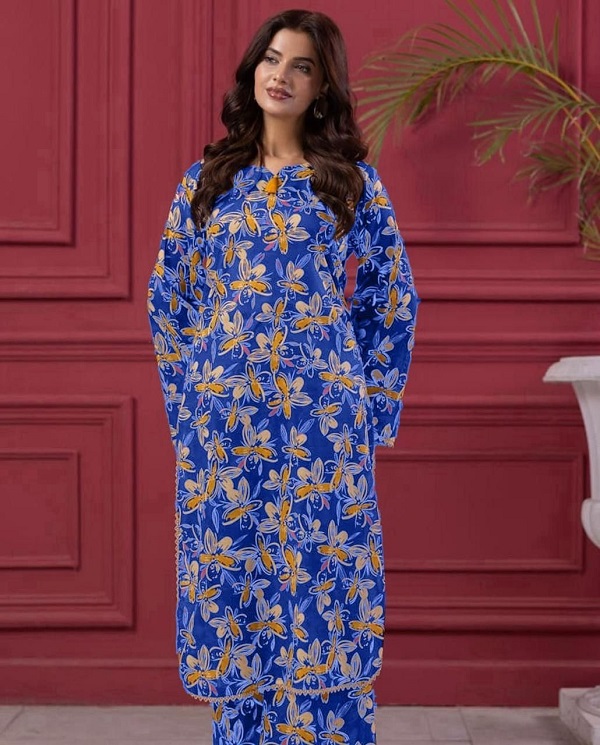 Digital Printed Karandi with Wool Shawl (035)