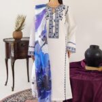 Urge-beautifull embroidered Dhanak 3pc